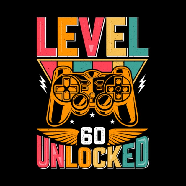 Level 60 Unlocked Awesome Since 1963 Funny Gamer Birthday by susanlguinn