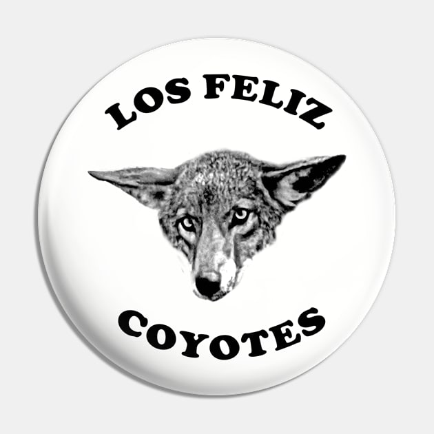 Los Feliz Coyotes Pin by losfeliz