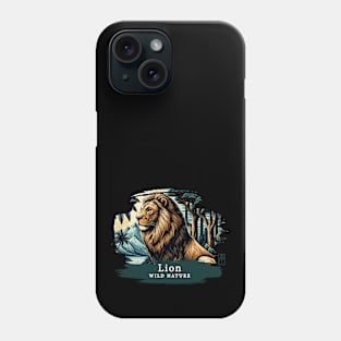 Lion - WILD NATURE - LION -17 Phone Case