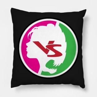 GIRLS vs MONSTERS Logo Shirt Pillow