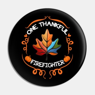 One thankful firefighting autumn leaves Pin