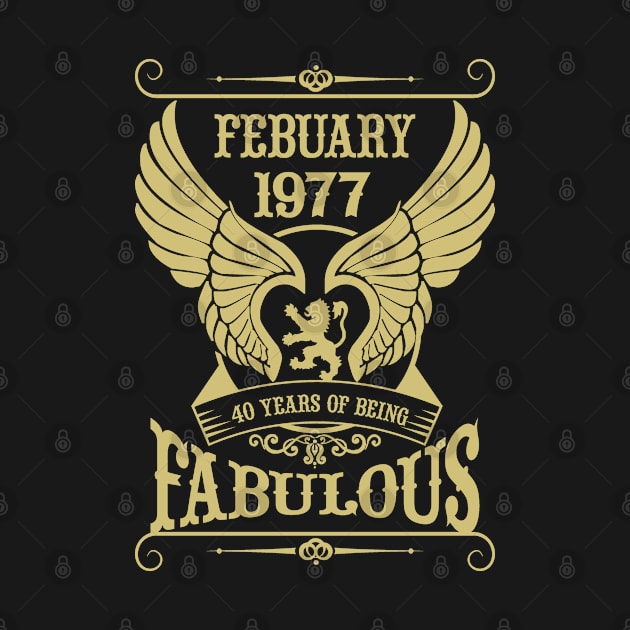 February 1977, 40 Years of being Fabulous! by variantees