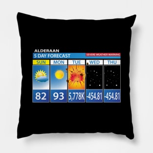 Alderaan 5 Day Forecast Pillow