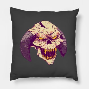 scary skull Pillow