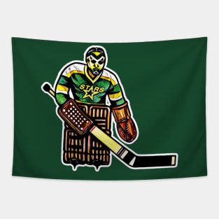 Coleco Table Hockey Goalie -Dallas Stars Tapestry