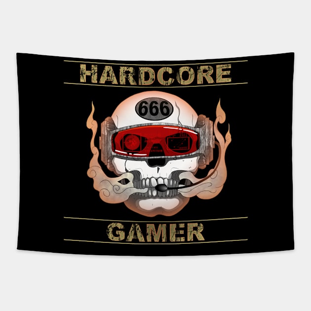 Hardcore Gamer Tapestry by Nogh.art