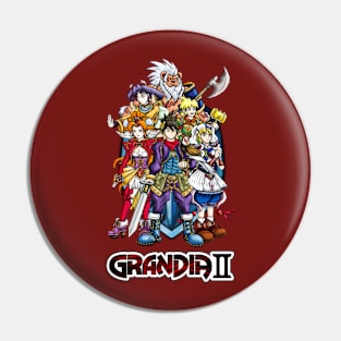 Grandia II Heroes Pin