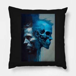 Duality of Existence: Life and Death Pillow