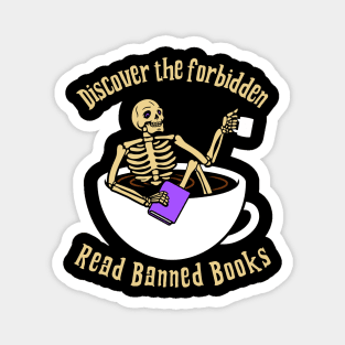 Discover the Forbidden, Read Banned Books Magnet