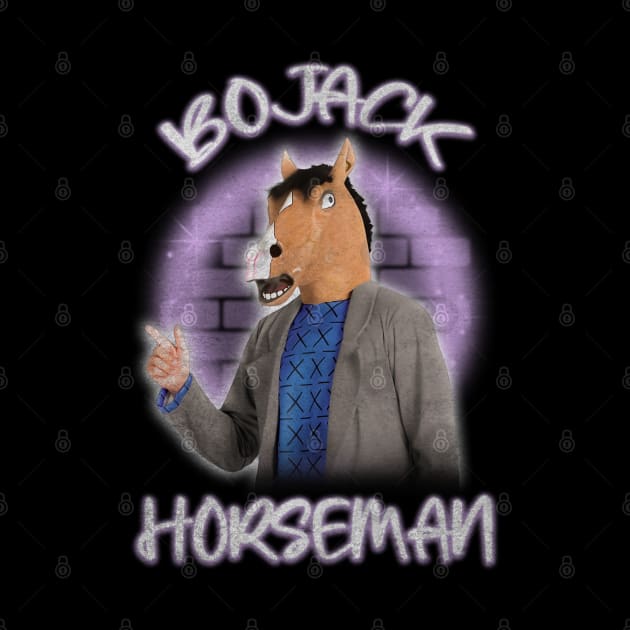 Bojack Horseman Airbrush Design by Knockbackhaunt