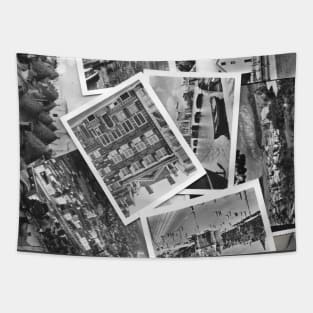 Old black and white postcards - 2 Tapestry