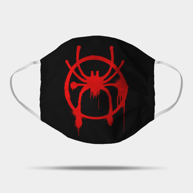 Spider Man Miles Morales Spiderman Into The Spiderverse Mask Teepublic