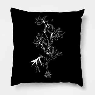 Delphinium Pillow