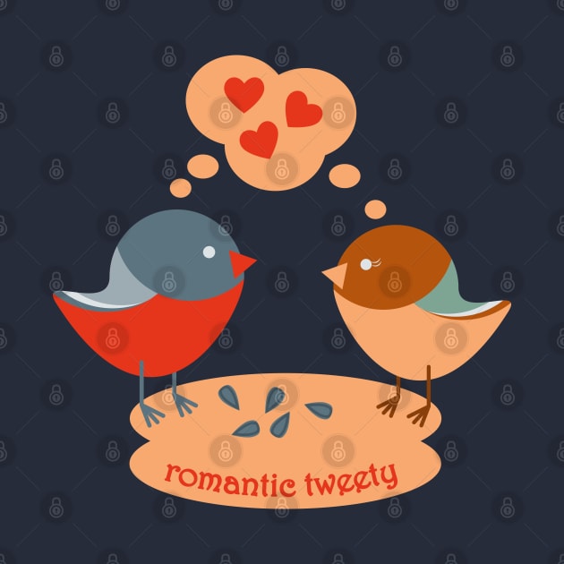 Two birds couple in Valentines Day by Cute-Design