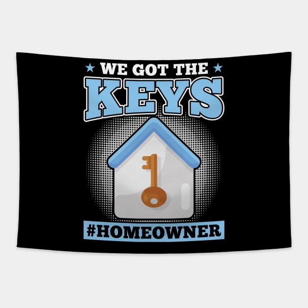 We Got The Keys - New Homeowner Tapestry by Peco-Designs