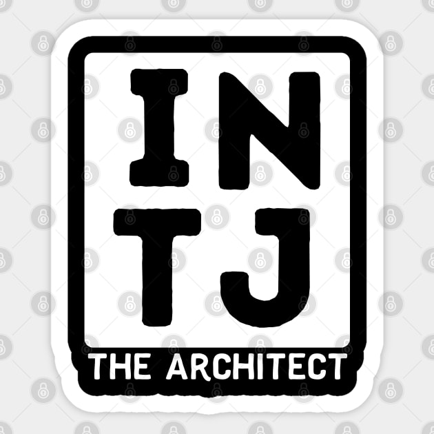 Funny INTJ Definition Sticker MBTI Personality Type 