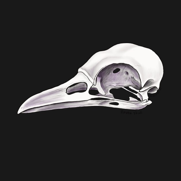 Raven Skull by mernstw