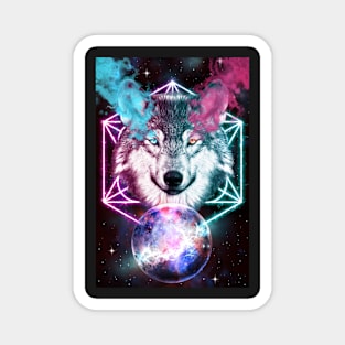 Cosmic wolf Magnet