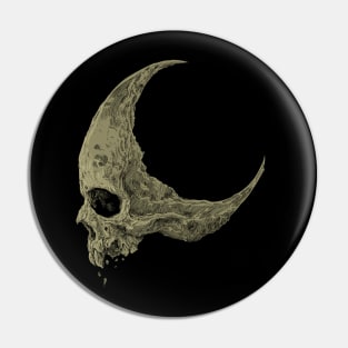 Moon Skull Pin