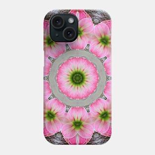 Expressionist Amaryllis Flower Mandala Kaleidoscope Phone Case