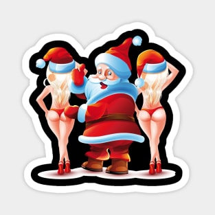 Santa Claus Like Ladies bikinis Christmas Hat Magnet