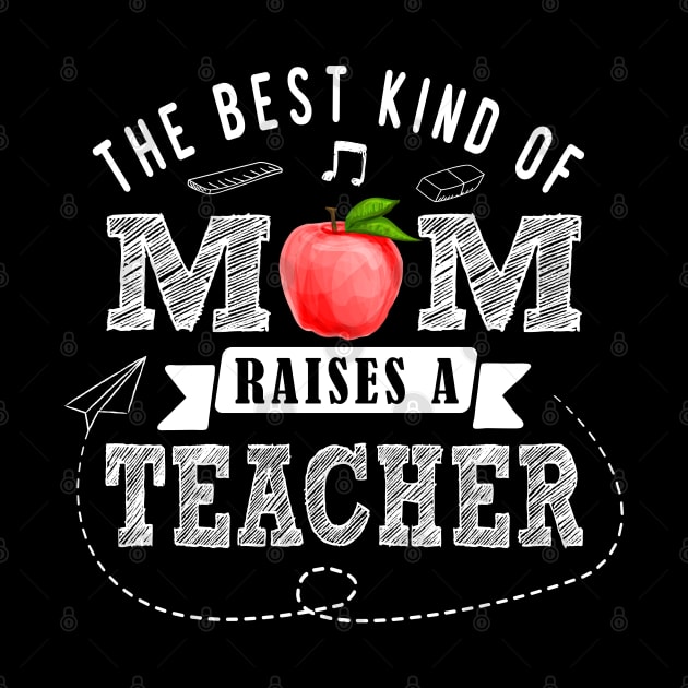 Teacher Mom The Best Kind of Mom Raises a Teacher Mothers Day Gift by NAMTO