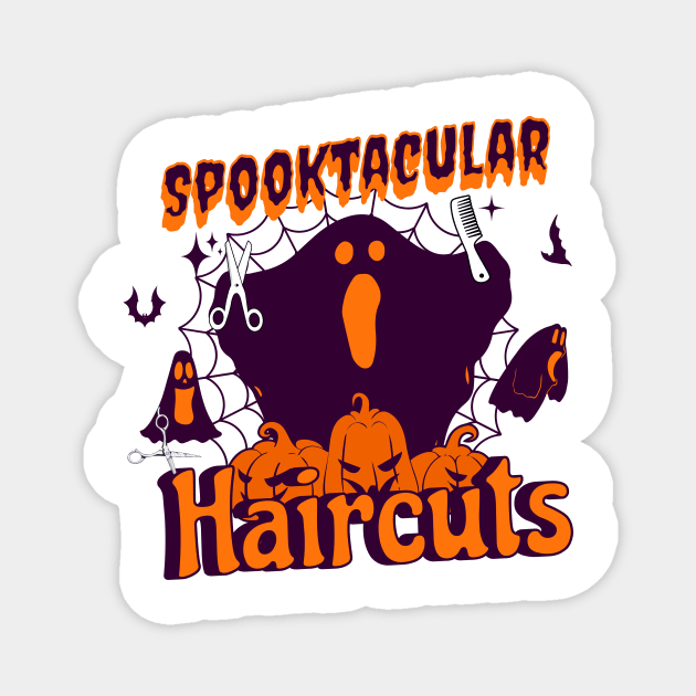 Spooktacular Haircuts Magnet by ToonSpace