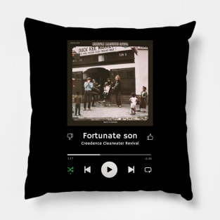 Stereo Music Player - Fortunate Son Pillow