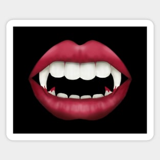 Vampire Fangs Sticker for Sale by Kaitie-Marie