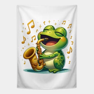 Jazz Frog Tapestry