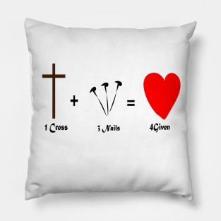 1Cross, 3Nails, 4Given Pillow