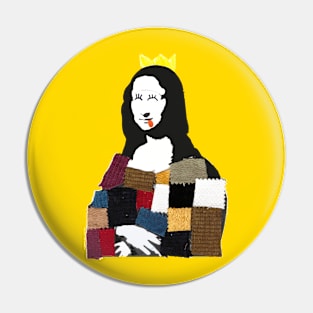 The Mona Lisa Daphne patchwork Pin