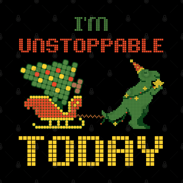 I'm Unstoppable today dino by Myartstor 