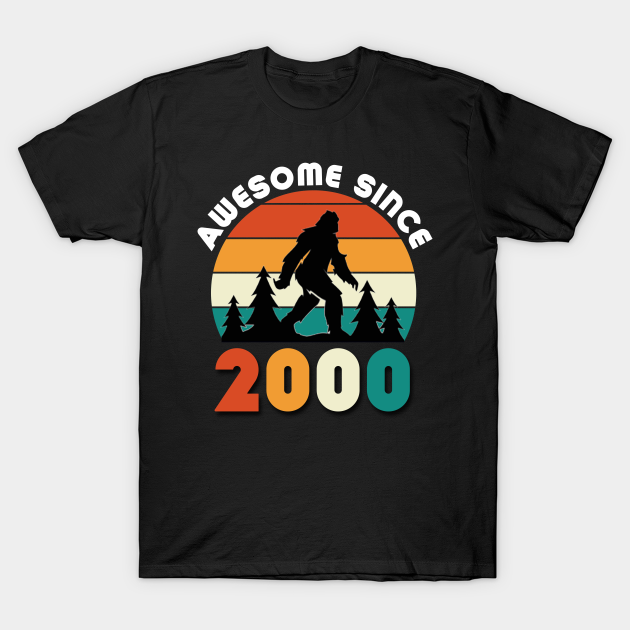 Discover Awesome Since 2000 - Awesome Since 2000 - T-Shirt