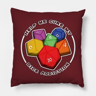 There is no such thing as too many dice! Pillow