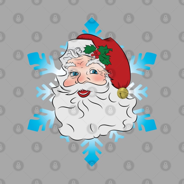 Happy Vintage Santa Claus - Retro Santa Claus product by Vector Deluxe