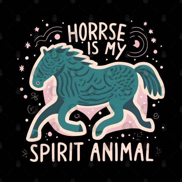 Horse is my spirit animal by NomiCrafts