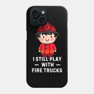 Adorable Funny Firefighter Phone Case