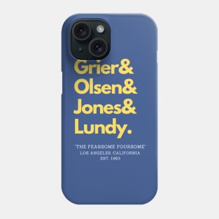 LA's Fearsome Foursome Defense Phone Case