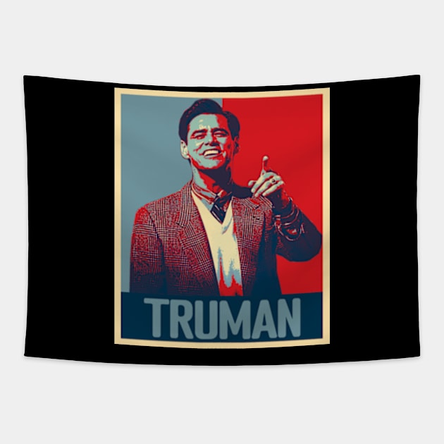 Free Truman  Truman Show Tapestry by Kinanti art