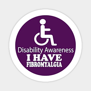 Fibromyalgia Disability Awareness Magnet