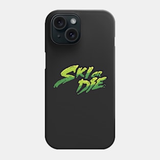 Ski or Die Acid Green Phone Case