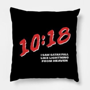 Luke 10:18 - I saw Satan fall like lightning from heaven Pillow