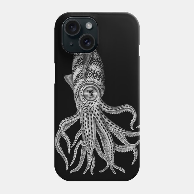 Squid Phone Case by Tim Jeffs Art