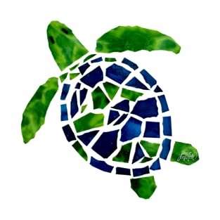 Turtle Mosaic Cutout T-Shirt