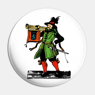 The trumpeter musician Pin