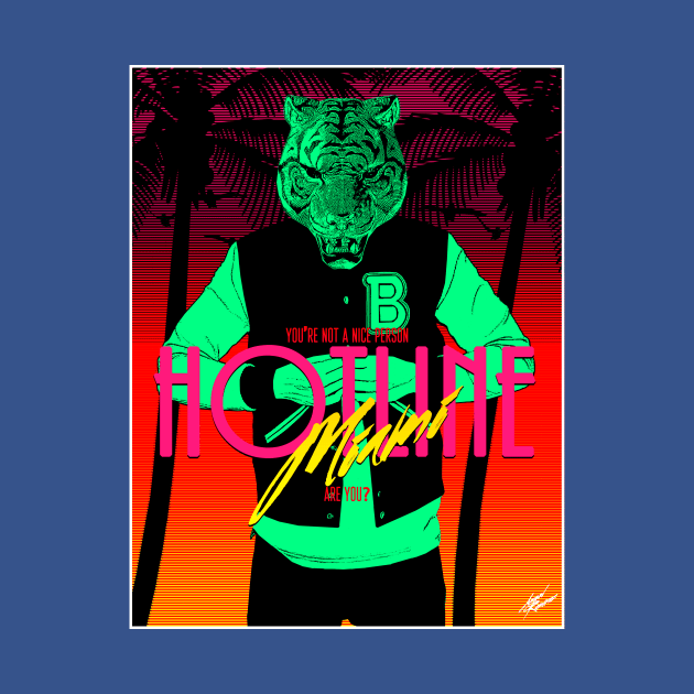 Hotline Miami Tony's T-Shirt by Angel_P_Ramirez