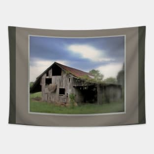 Rustic Old Barn Tapestry