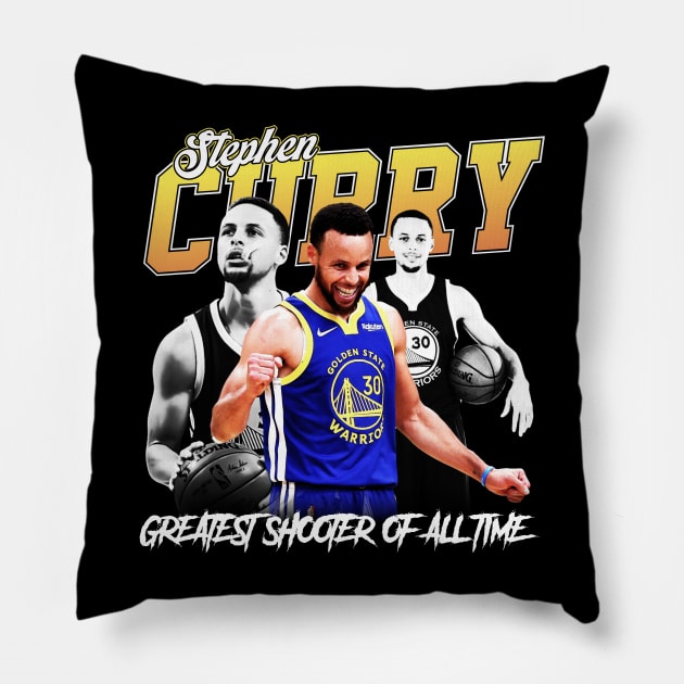 Steph Curry Nba Player Pillow by Pittih