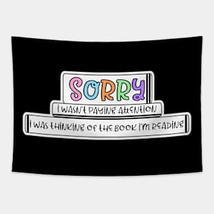 Funny Gift for Book Lovers Tapestry